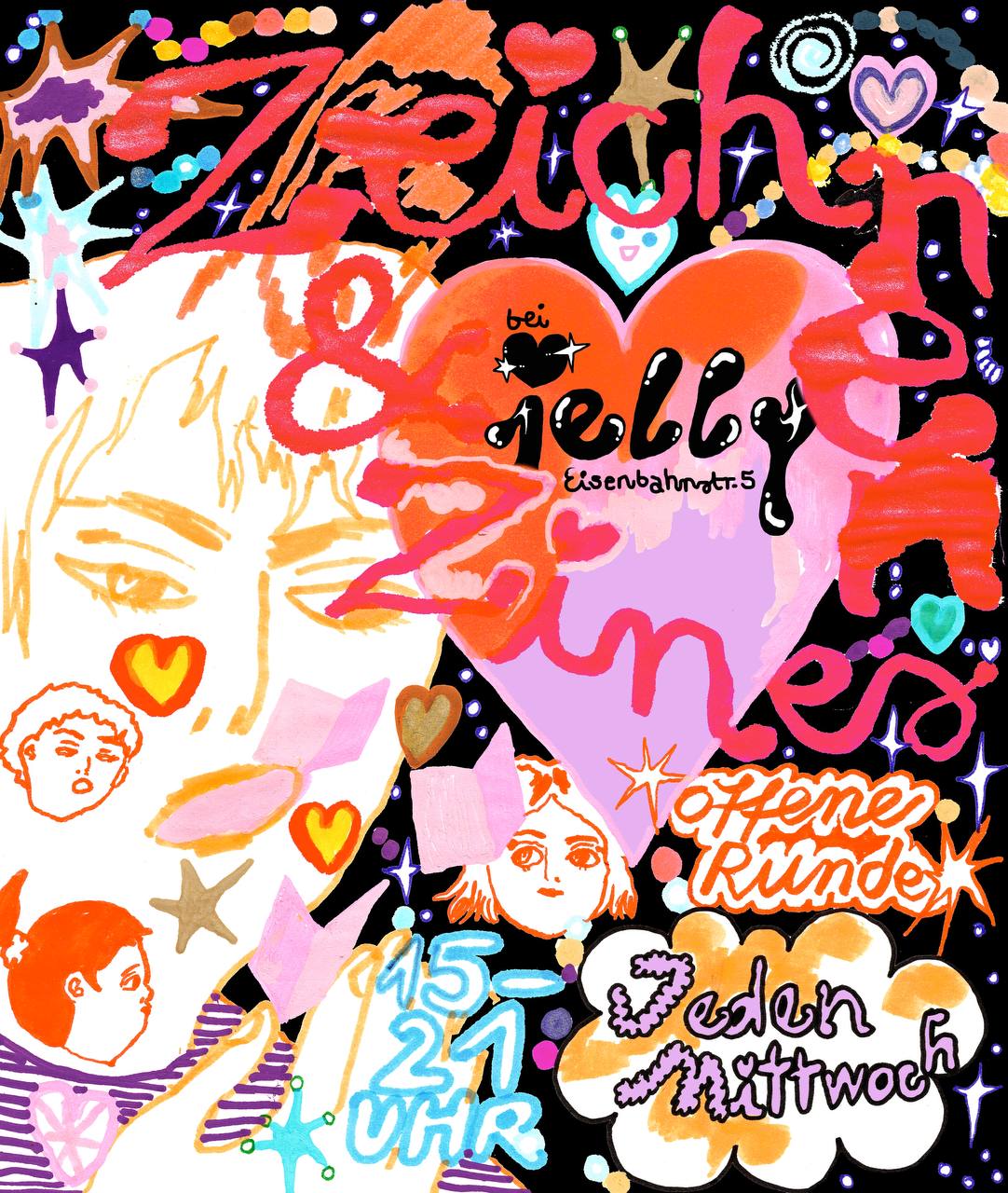 Offene Zeichen & Zine machen Runde