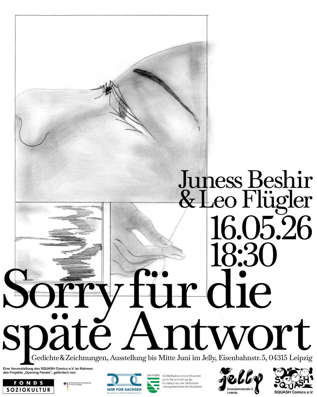 Ausstellung „Sorry für die späte Antwort“
